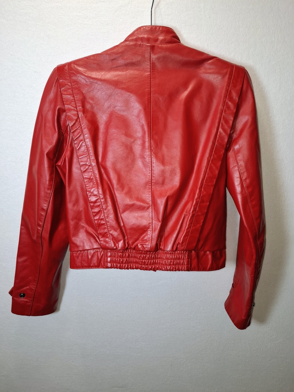 1980's Wilsons Leather Red Women's Leather Jacket - Picture 2 of 14